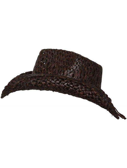 Cowboy Hats Ford Straw Drifter - Dark Brown - CJ120OPC5JV $60.04