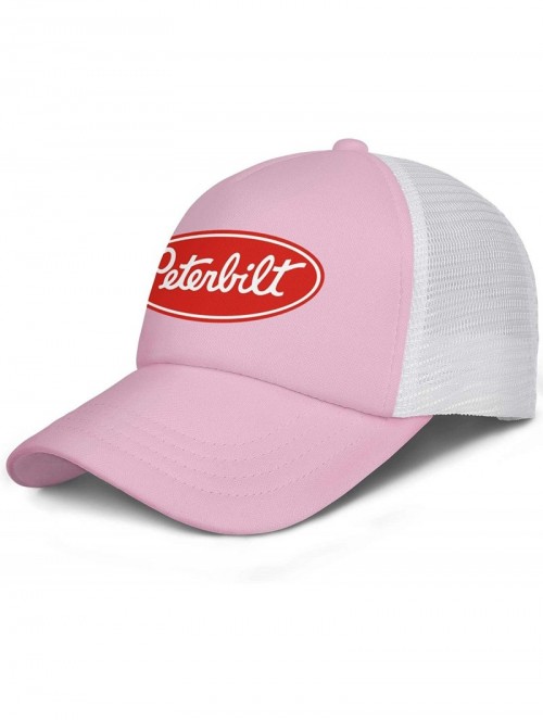 Baseball Caps Men Novel Baseball Caps Adjustable Mesh Dad Hat Strapback Cap Trucks Hats Unisex - Pink-2 - C018AH0A6NQ $22.72