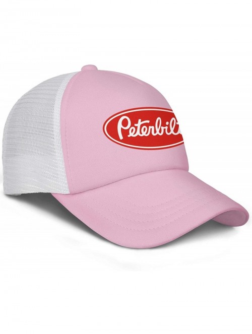 Baseball Caps Men Novel Baseball Caps Adjustable Mesh Dad Hat Strapback Cap Trucks Hats Unisex - Pink-2 - C018AH0A6NQ $22.72