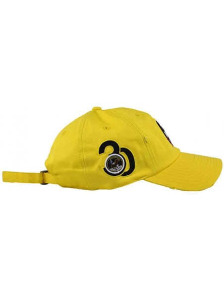 Baseball Caps Skylab NASA Hat with Special Edition Patch - Yellow Distressed - CH18HZYZX5U $36.29