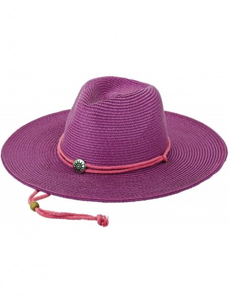 Sun Hats Womens Toyo Braid Outback Hat-8236 - Fuchsia - CZ11ABXZ197 $31.85