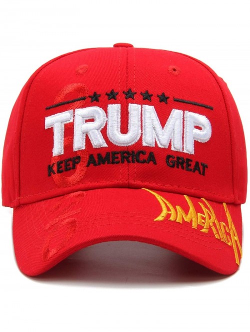 Baseball Caps Donald Trump 2020 Hat Keep America Great Hat 2020 USA Cap Make America Great Again - Red-a - C518YK20CYI $16.69