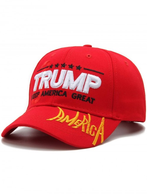 Baseball Caps Donald Trump 2020 Hat Keep America Great Hat 2020 USA Cap Make America Great Again - Red-a - C518YK20CYI $16.69