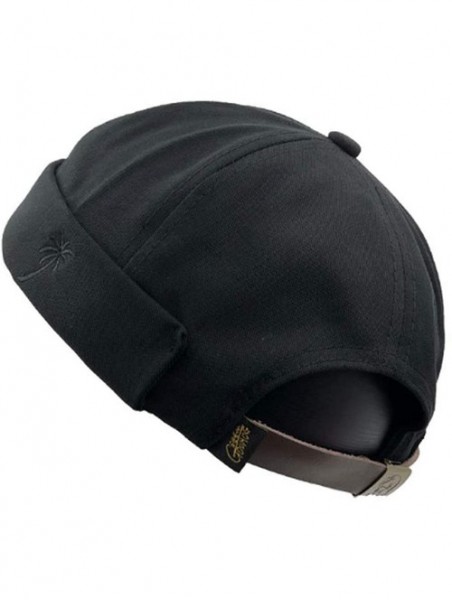 Skullies & Beanies Croogo Vintage Brimless Visor Less Fashion - Black - CS18S8MM458 $18.04