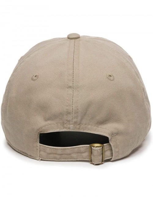 Baseball Caps Reaper Baseball Cap Embroidered Cotton Adjustable Dad Hat - Khaki - CJ197S899WL $16.98