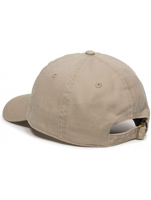 Baseball Caps Reaper Baseball Cap Embroidered Cotton Adjustable Dad Hat - Khaki - CJ197S899WL $16.98