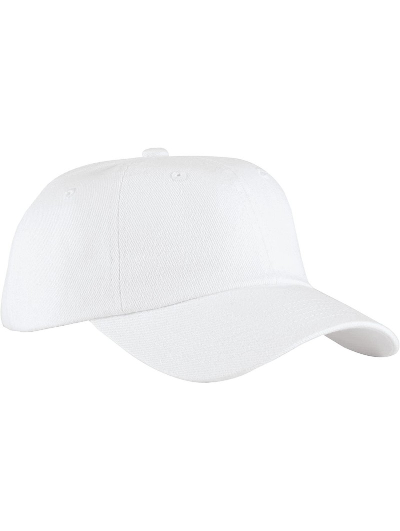 Baseball Caps Men's Brushed Twill Cap - White - CH11NGRXZ2L $13.77