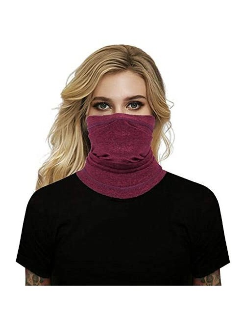 Balaclavas Sun UV Protection Face Scarf - Windproof Face Cover/Dustproof Bandana Face Mask/Neck Gaiters for Men Women - CM197...