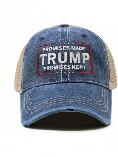 Baseball Caps Trump Promise Made Promise Kept Campaign Rally Embroidered US Trump MAGA Hat Baseball Trucker Cap TC101 - CR194...