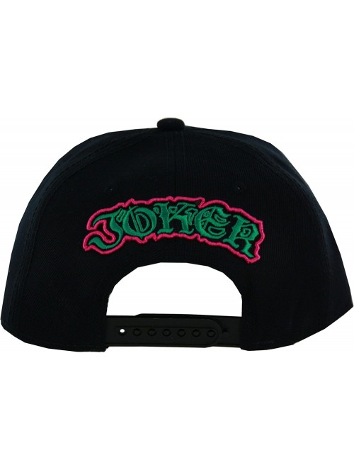 Baseball Caps Suicide Squad Joker Tatted Snapback Hat Black - CX12KKAHMH9 $24.05