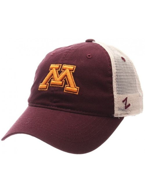Baseball Caps Hats Minnesota Gophers University M Hat Cap NCAA College Baseball Mesh Maroon - CY186ADMKM2 $25.65