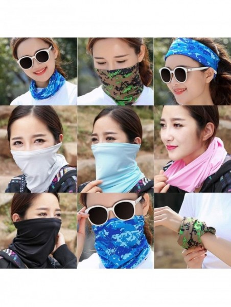 Balaclavas Face Mask Sun Protection Dustproof Neck Gaiter Starry Universe Collar Bandana Balaclava - A08 - CW197TT9T07 $17.25