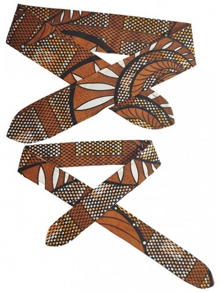 Headbands African Print Headband Hair Accessory for Women/Girls （2 Headbands 1 Big and 1small） - 6075 - CW18UH0T7T5 $13.95