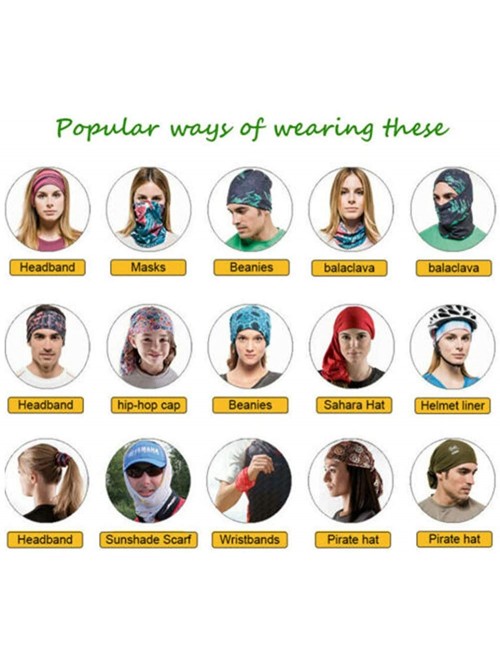 Balaclavas Multi Use Breathable Protective Balaclava Neckerchief - CR18OSMAQTX $18.22