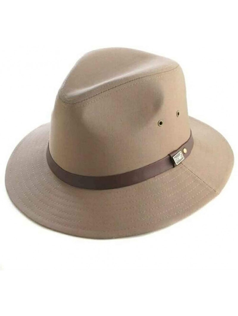 Fedoras Dobbs Gable Safari Hat - Khaki - CC110TUNVIL $43.28