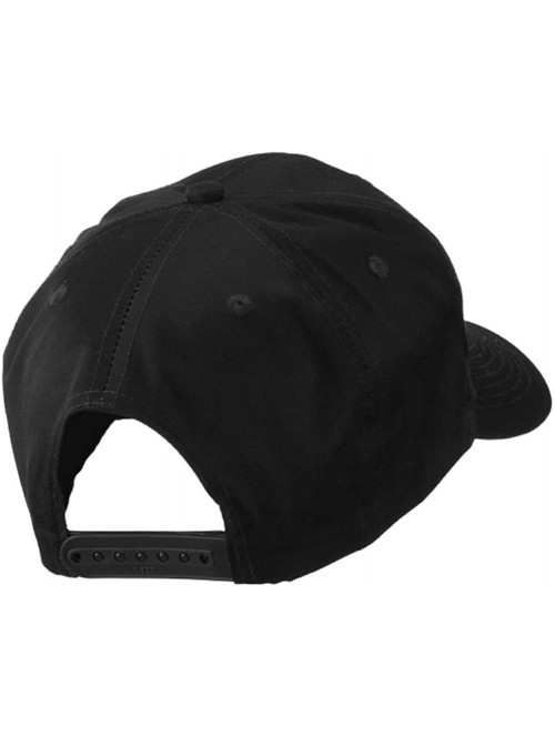 Baseball Caps Producer Embroidered High Crown Baseball Cap - Black - C612GZC22V3 $24.20