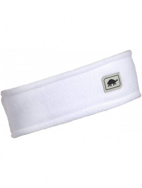 Cold Weather Headbands Chelonia 150 Classic Fleece Double-Layer Headband - White - CG1155V5I0N $18.59