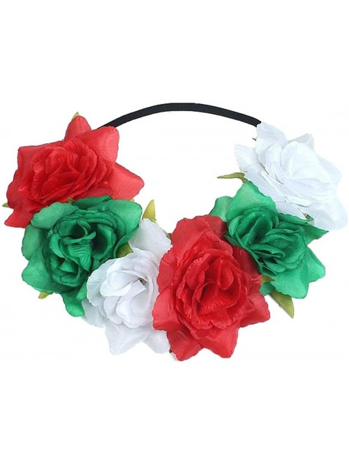 Headbands Flower Headband Stretch Elastic Costumes - Christmas Headband - CJ18ZISMR0C $11.38