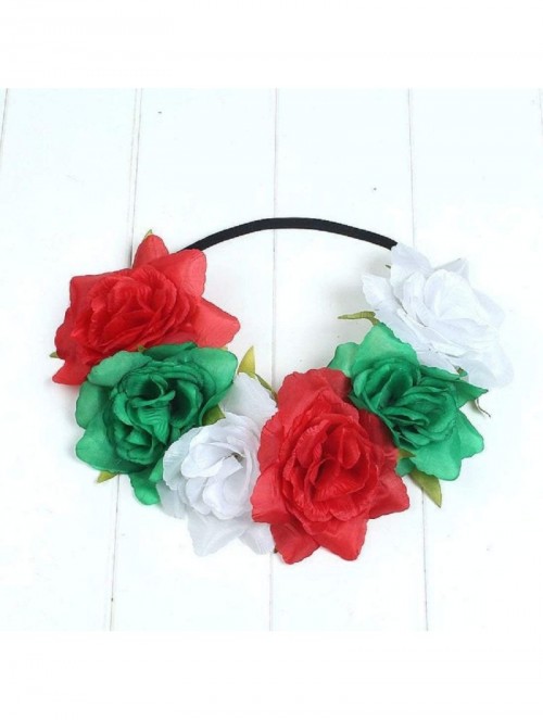 Headbands Flower Headband Stretch Elastic Costumes - Christmas Headband - CJ18ZISMR0C $11.38