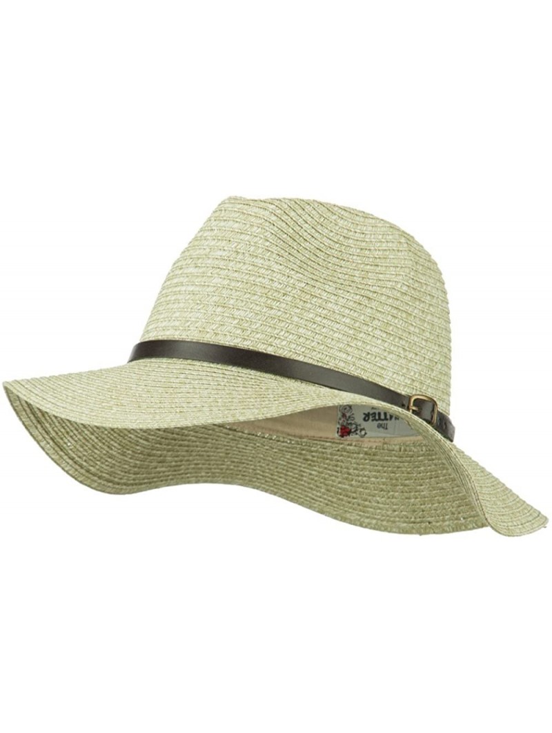 Fedoras Mixed Paper Panama Fedora - Taupe - CS11WYQ9DDP $19.60