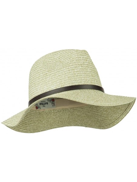 Fedoras Mixed Paper Panama Fedora - Taupe - CS11WYQ9DDP $19.60