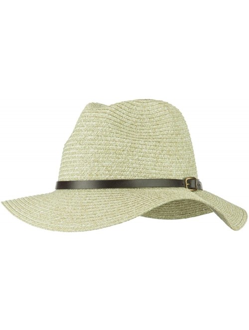 Fedoras Mixed Paper Panama Fedora - Taupe - CS11WYQ9DDP $19.60