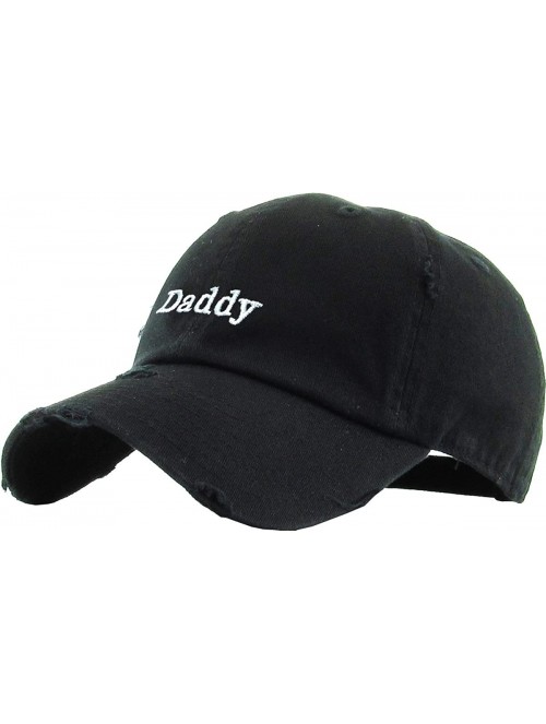 Baseball Caps Good Vibes Only Heart Breaker Daddy Dad Hat Baseball Cap Polo Style Adjustable Cotton - (1.3) Black Daddy Vinta...