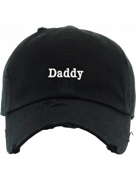 Baseball Caps Good Vibes Only Heart Breaker Daddy Dad Hat Baseball Cap Polo Style Adjustable Cotton - (1.3) Black Daddy Vinta...