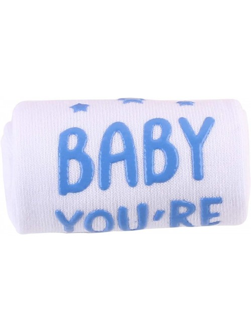 Headbands Labor and Delivery Non Slip Socks for Women Inspiration Hospital Funny Socks for Maternity Pregnancy - Blue - CD18R...