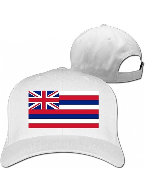 Baseball Caps Flag of Hawaii Adjustable Trucker Caps Unisex Sandwich Hats - C818I7YWC8D $21.13