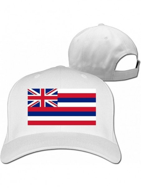 Baseball Caps Flag of Hawaii Adjustable Trucker Caps Unisex Sandwich Hats - C818I7YWC8D $21.13