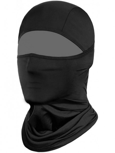 Balaclavas Achiou Balaclava Protection Cooling Cycling - Black - C019602A0UE $11.12