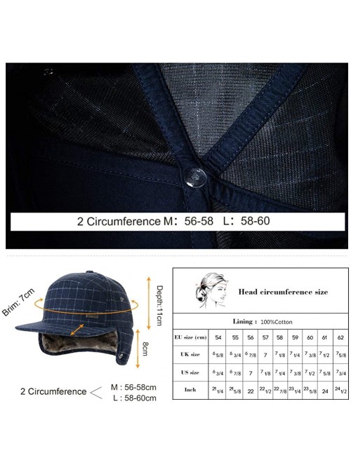 Newsboy Caps Wool/Cotton/Denim Baseball Cap Men Hunting Dad Hats Sports Earflap Unisex - 00776_black - C318YLZ8IM8 $19.31