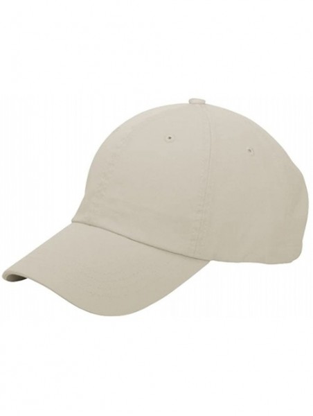 Baseball Caps Low Profile (Unstructured) 100% Organic Cotton Cap Washed - Stone - CI1107TD7ND $15.46