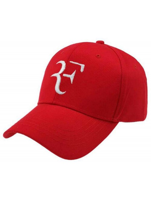 Baseball Caps Letter Embroidery 3D F Dad Hat Tennis Star Roger Federer Baseball Cap Black Adult Size - White - CQ18WNS3CUI $3...