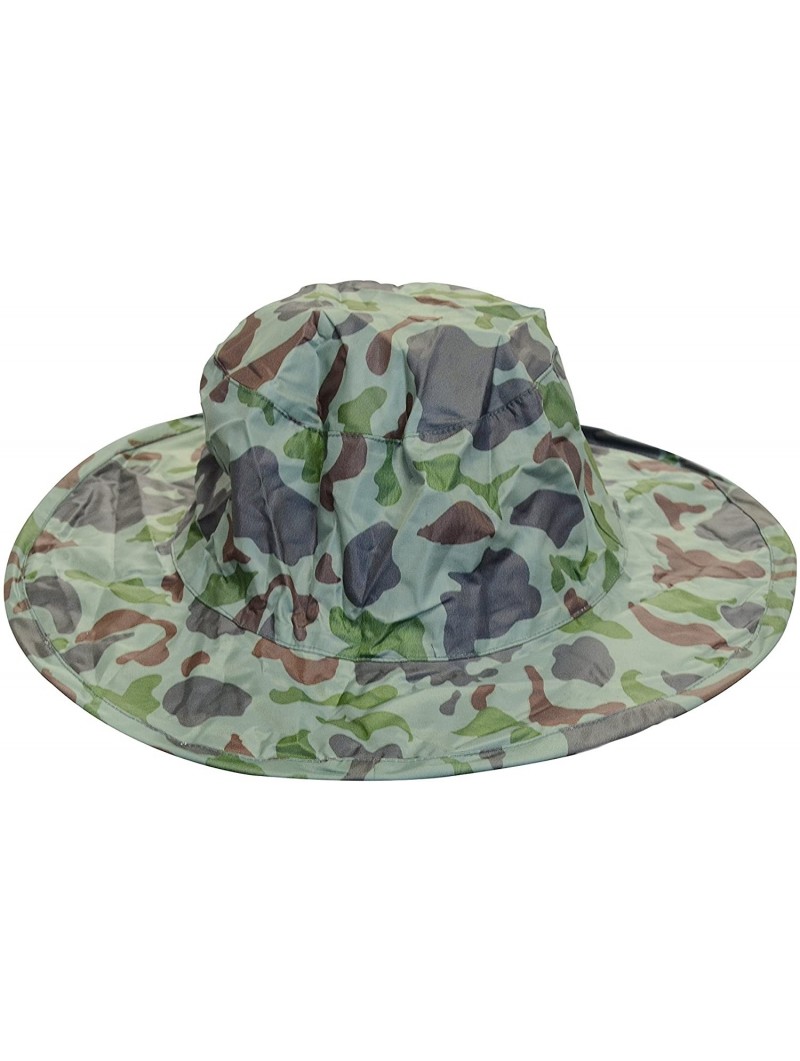 Rain Hats Rain Hat- Unisex- 13 inch Diameter Brim - Camouflage - CP11N7NRK7Z $21.46