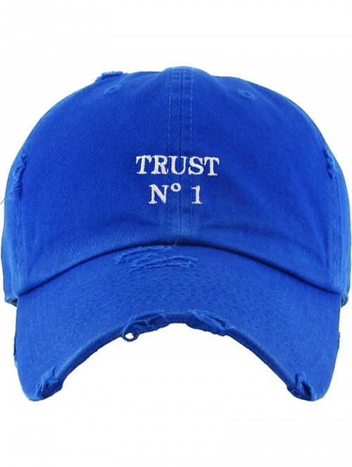 Baseball Caps Dad Hat Trust No One Hustle Savage Vibe Baseball Cap Adjustable Cotton Vintage - (7.1) Royal Trust No1 Vintage ...