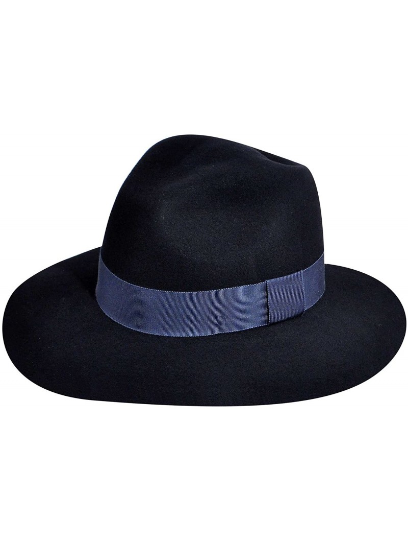 Fedoras Taylor Litefelt Wide Brim Fedora - Navy - CH11RIFWTQZ $60.83