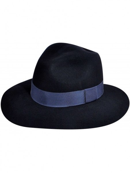 Fedoras Taylor Litefelt Wide Brim Fedora - Navy - CH11RIFWTQZ $60.83