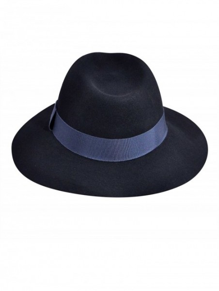 Fedoras Taylor Litefelt Wide Brim Fedora - Navy - CH11RIFWTQZ $60.83