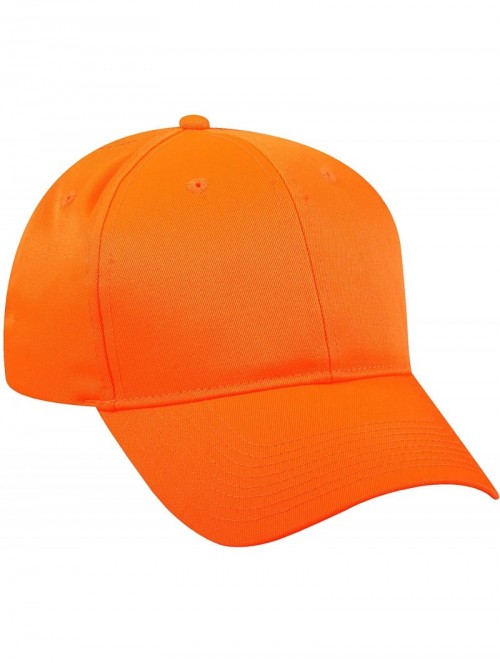 Baseball Caps 6-Panel Cap - Blaze Orange - CH116XNOLQ9 $9.31