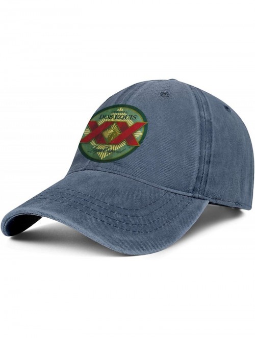 Baseball Caps Denim Hat Dos-Equis-Logo- Unisex Washed Distressed Baseball-Cap Twill Adjustable Dad-Hat - Dos Equis Beer-13 - ...