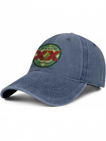 Baseball Caps Denim Hat Dos-Equis-Logo- Unisex Washed Distressed Baseball-Cap Twill Adjustable Dad-Hat - Dos Equis Beer-13 - ...