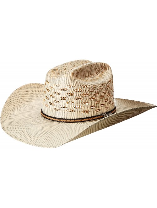Cowboy Hats Bangora Maverick Fancy Band - Ivory/Tan - CL18CI4YY09 $38.15