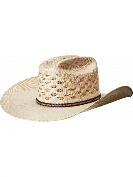 Cowboy Hats Bangora Maverick Fancy Band - Ivory/Tan - CL18CI4YY09 $38.15