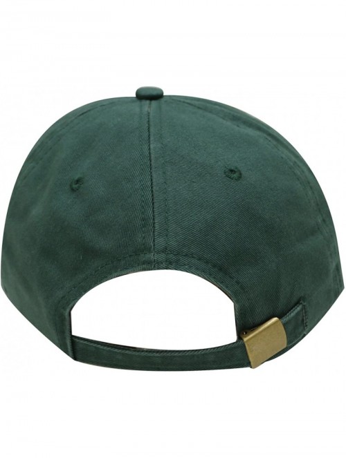 Baseball Caps Cute Welsi Corgi Cotton Baseball Dad Caps - Hunter Green - CH185WHXNRO $16.45