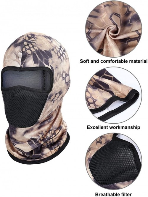 Balaclavas Balaclava Breathable Protection Activities Camouflage - CF1960G3YNZ $21.87