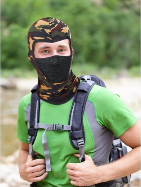 Balaclavas Balaclava Breathable Protection Activities Camouflage - CF1960G3YNZ $21.87