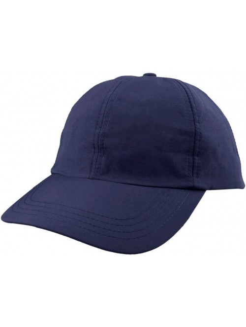 Baseball Caps Baseball Cap Hat-Running Golf Caps Sports Sun Hats Quick Dry Lightweight Ultra Thin - Navy Blue(solid Color) - ...