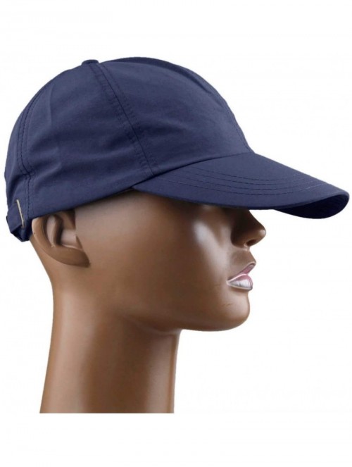 Baseball Caps Baseball Cap Hat-Running Golf Caps Sports Sun Hats Quick Dry Lightweight Ultra Thin - Navy Blue(solid Color) - ...